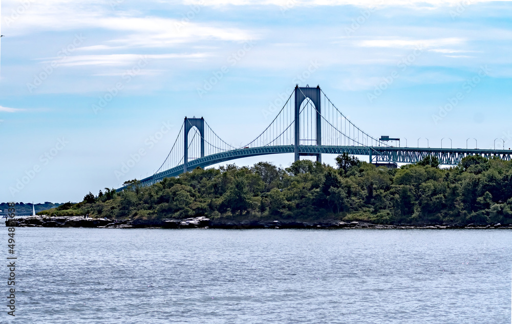 Jamestown Bridge newport bridge in newport rhode island