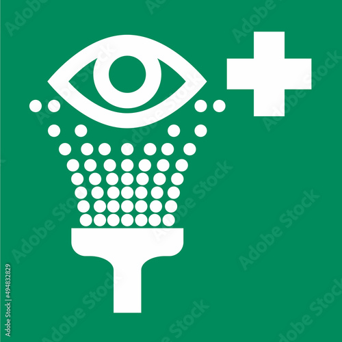 señal, verde, emergencia, se025, lavador señal, vector, lavador, ojos, señales, imagen, indicar, norma, normatividad, anuncio, símbolo, lavaojos, pictograma, estándar, información, señales, 
