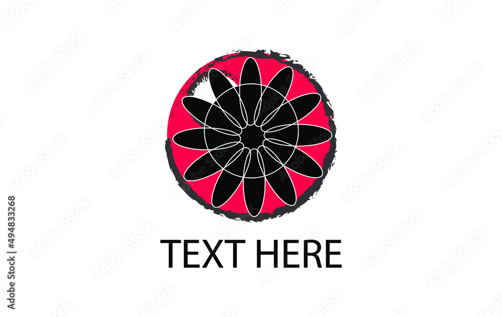 Creative Logo Design. Geometric shapes isolate on white background Creative Logo Design. Geometric shapes isolate on white background