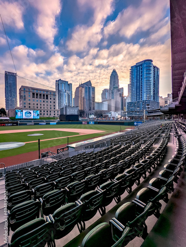 фотографія Charlotte north carolina city skyline from bbt ballpark