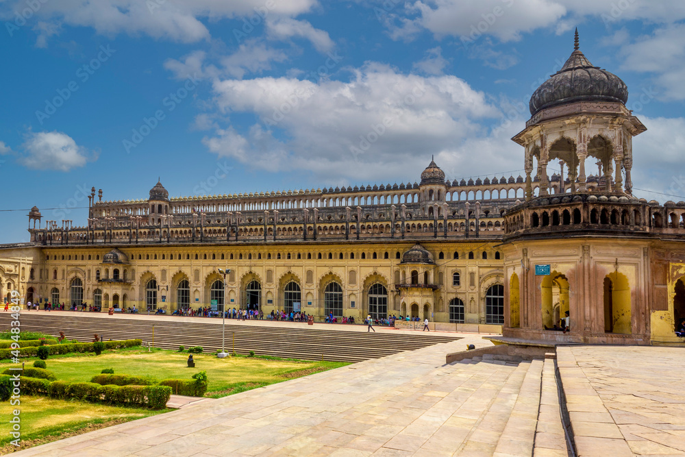 Bada Imambara monument, a heritage building in Lucknow, India. 