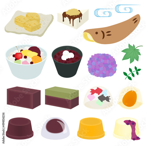 涼菓のイラスト