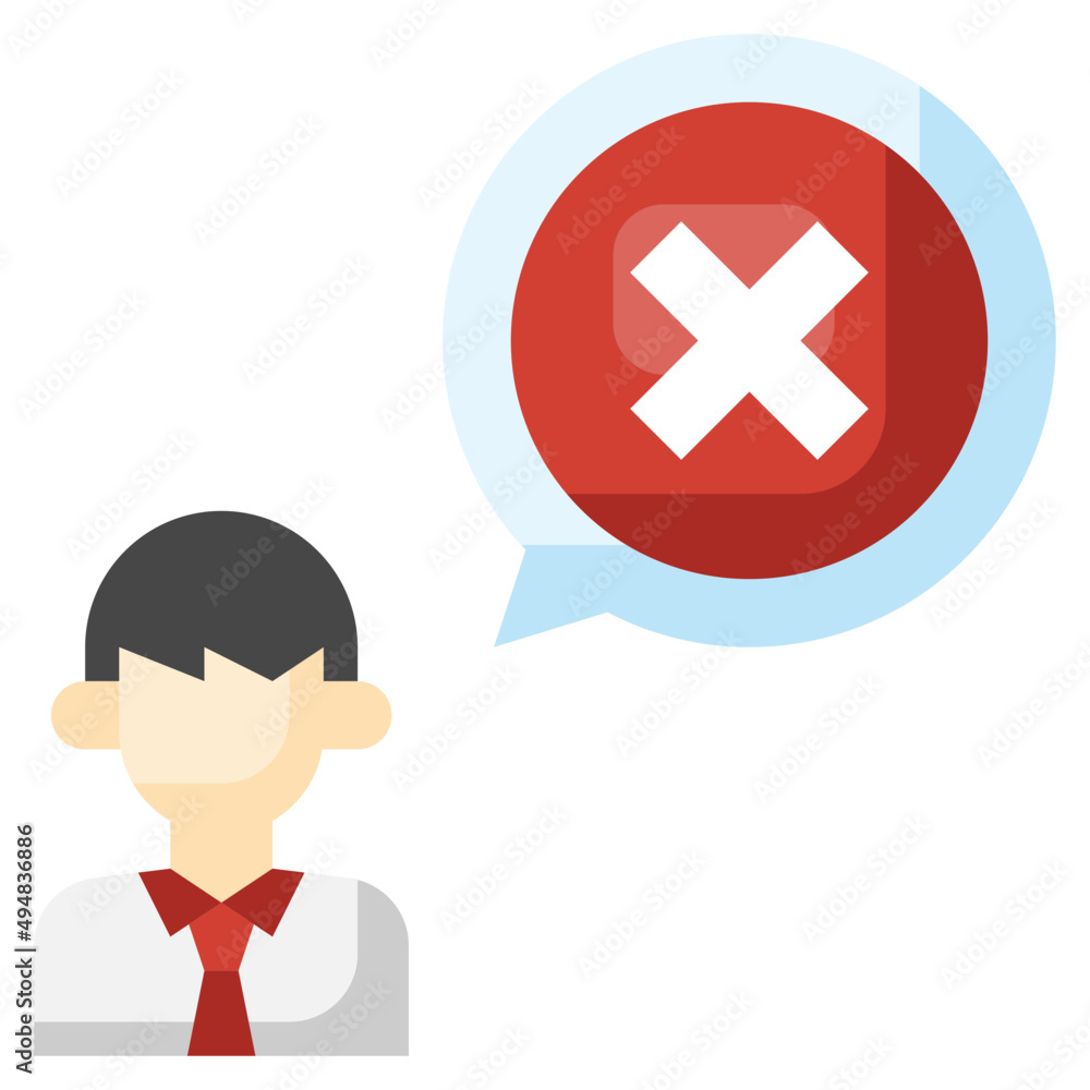 DISMISSAL flat icon,linear,outline,graphic,illustration DISMISSAL flat icon,linear,outline,graphic,illustration