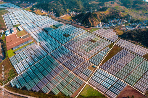 Sichuan Liangshan outdoor natural environment and Solar receiving plate
 photo