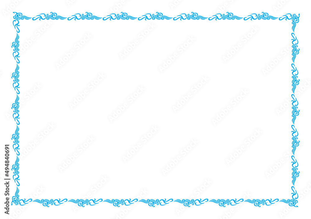border vector flat illustration for book cover or certified border vector flat illustration for book cover or certified