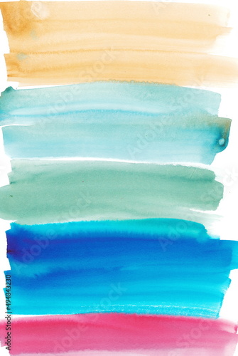 Abstract Background Watercolor Paintiing  photo