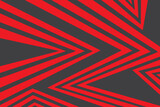 Abstract background with red zigzag lines pattern