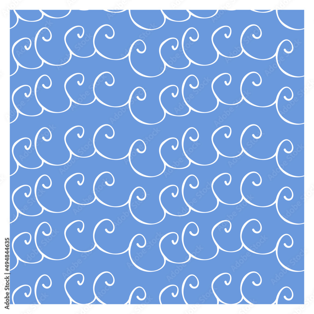 Seamless pattern with waves. Design for backdrops with sea, rivers or water texture. Repeating texture. Figure for textiles.Print for the cover of the book, postcards, t-shirts. Surface design. Seamless pattern with waves. Design for backdrops with sea, rivers or water texture. Repeating texture. Figure for textiles.Print for the cover of the book, postcards, t-shirts. Surface design.