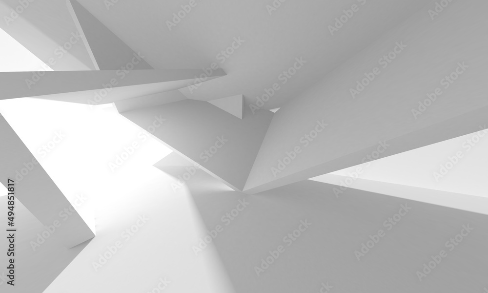 White Modern Background. Abstract Building Concept White Modern Background. Abstract Building Concept