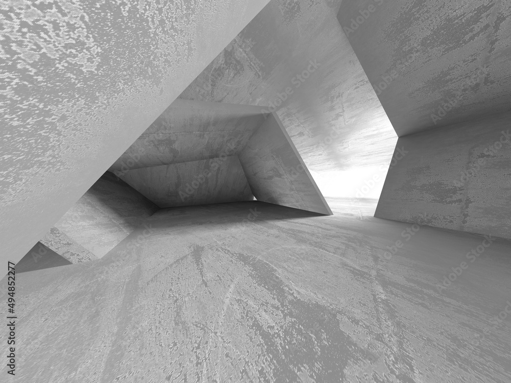 Abstract architecture background. Empty rough concrete interior Abstract architecture background. Empty rough concrete interior