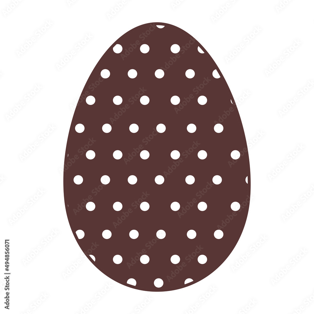 easter egg dotted easter egg dotted