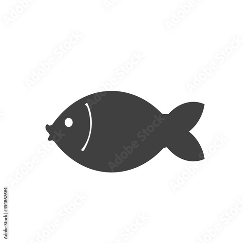 Ryba ikona wektorowa