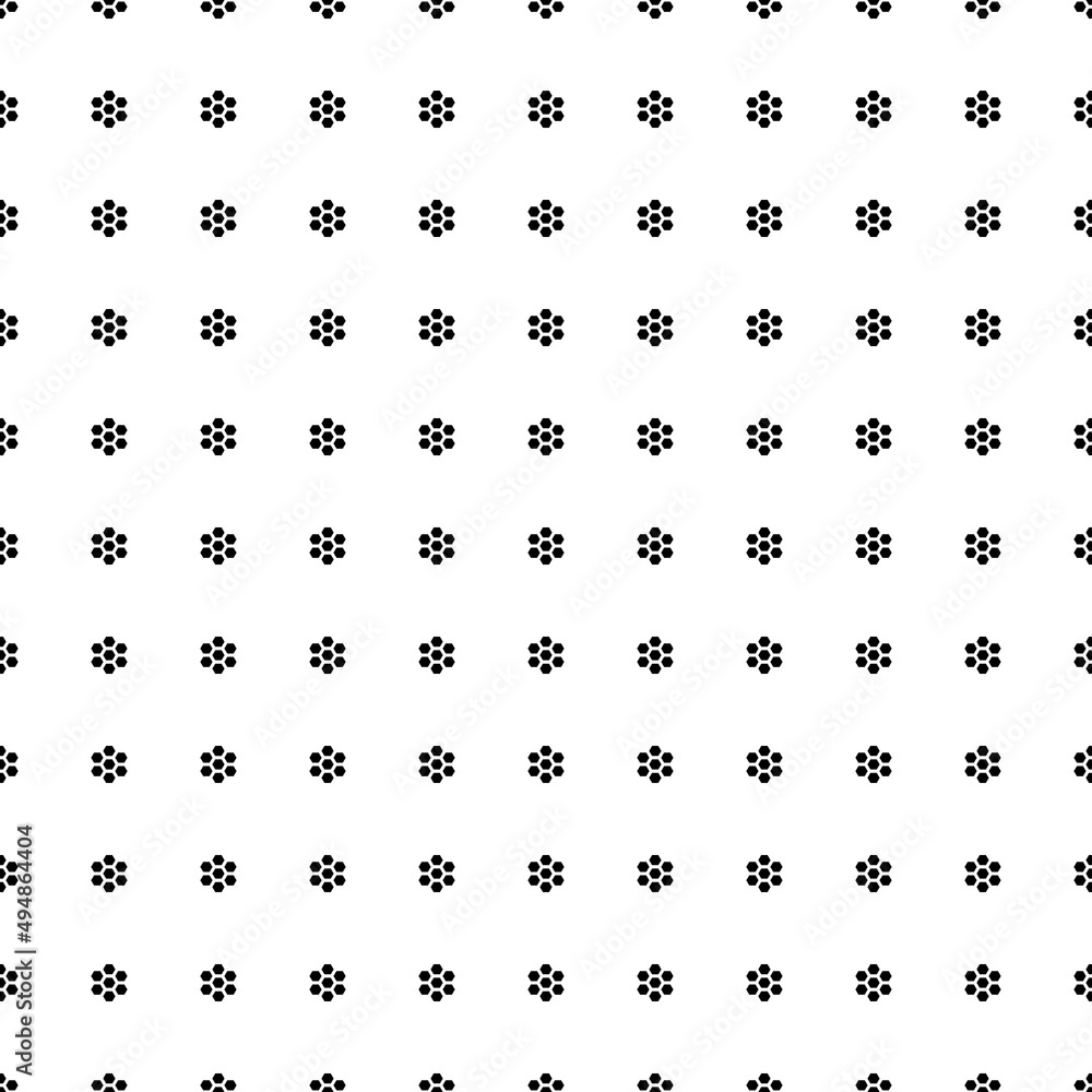 Square seamless background pattern from black hive symbols. The pattern is evenly filled. Vector illustration on white background Square seamless background pattern from black hive symbols. The pattern is evenly filled. Vector illustration on white background