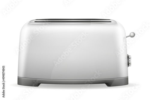 vintage old retro toaster stock vector illustration