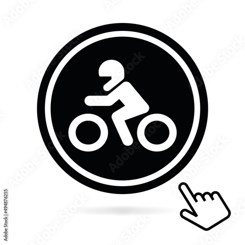 Logo deux roues motorisés.