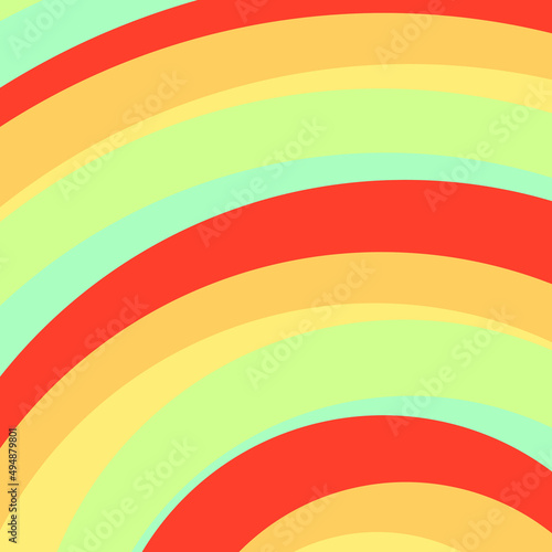 Colorful illustration of a rainbowlike pattern photo