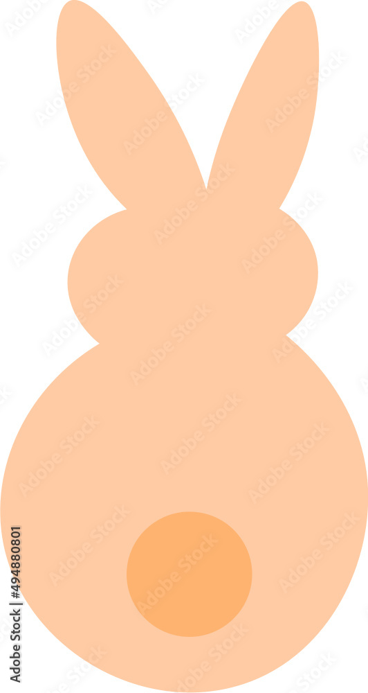 Obraz premium Easter Bunny Silhouette