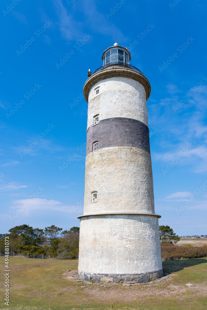 The lighthouse Morups Tange is built 1843 and situated in a nature reserve on the Swedish West Coast. 