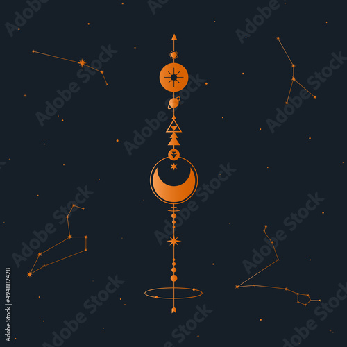 constellation stars space symbol