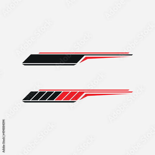 racing car sticker design. modern car stickers. vinyl stickers and car wrap stickers