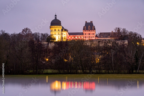 Mcloseup of Schloss Johannisburg castle photo