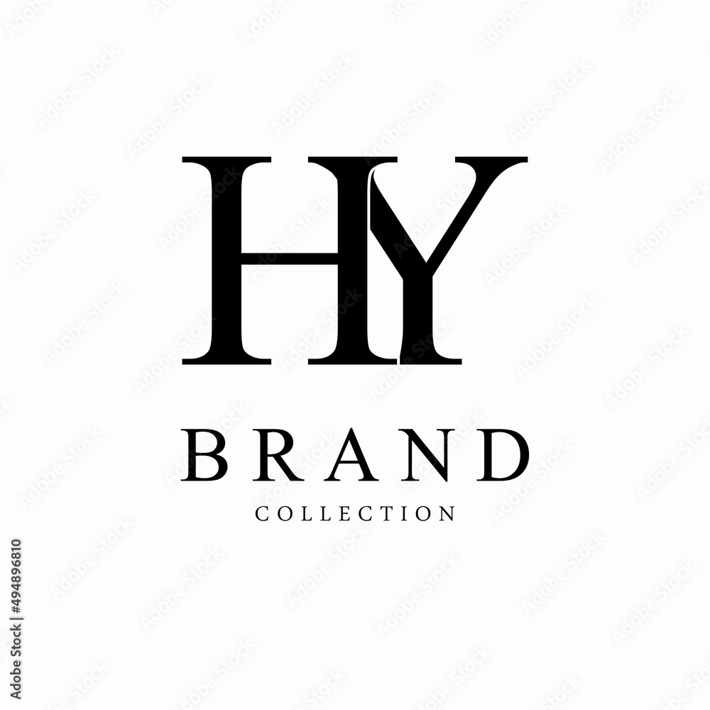 Letter HY vector logo design symbol icon emblem Letter HY vector logo design symbol icon emblem