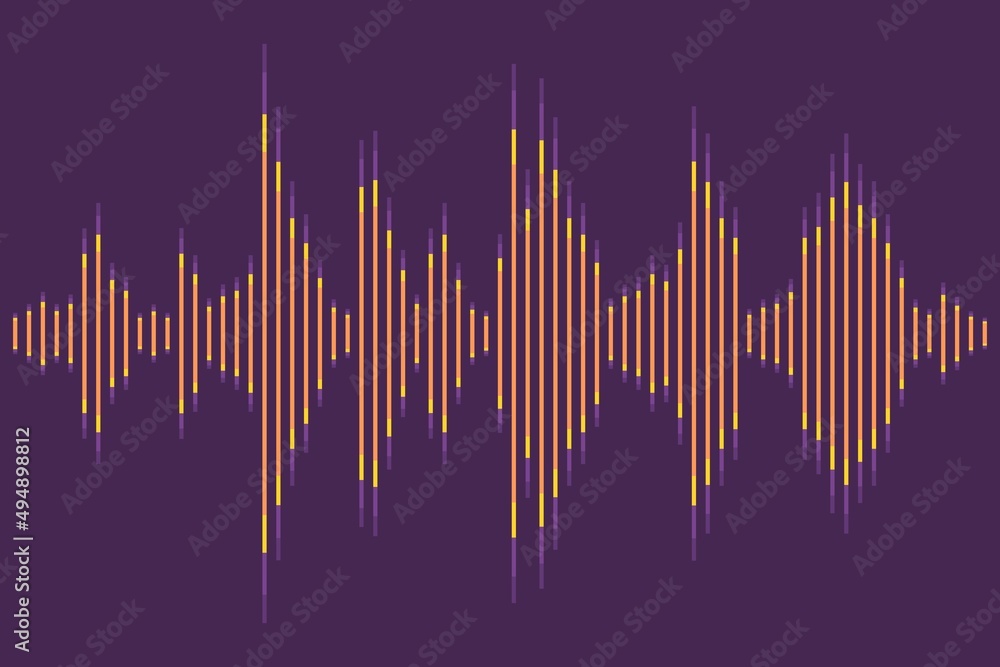 Audio levels simple vector