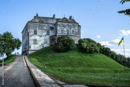 Medieval castle. Olesky Castle. Architectural monument. Sights of Ukraine. Historic building. History of Ukraine. photo