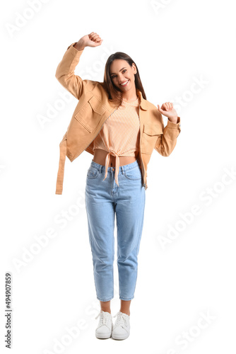 Pretty young woman in styli...