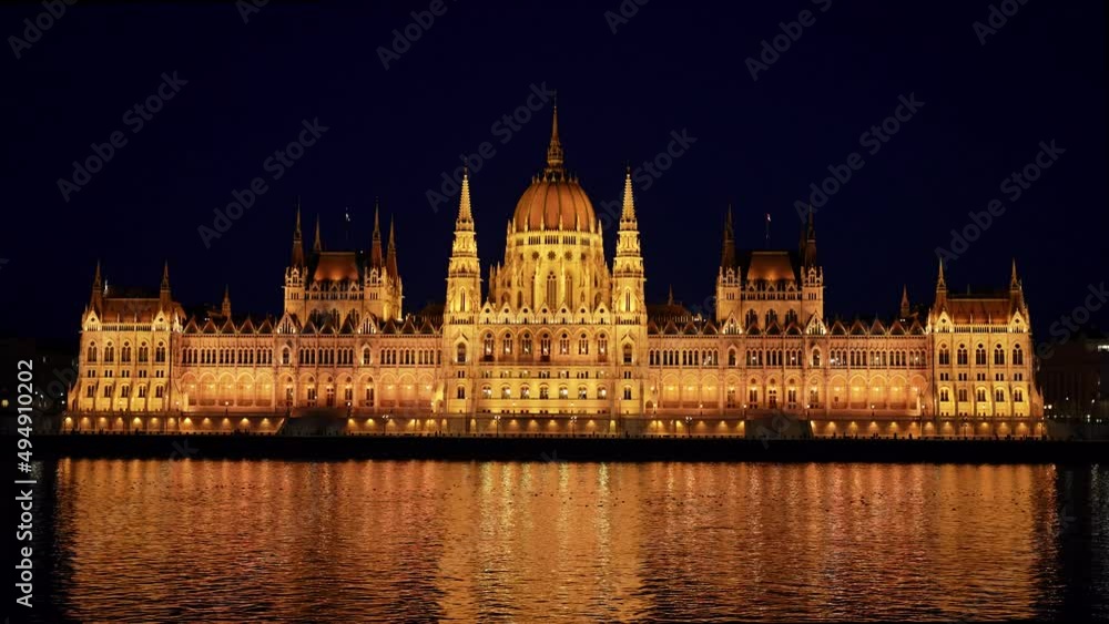 1 Hungarian Parliament Building by night 1 Hungarian Parliament Building by night