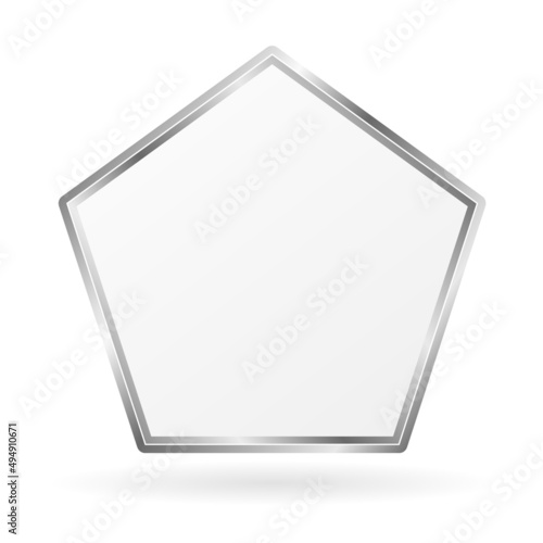 pentagonal plaque