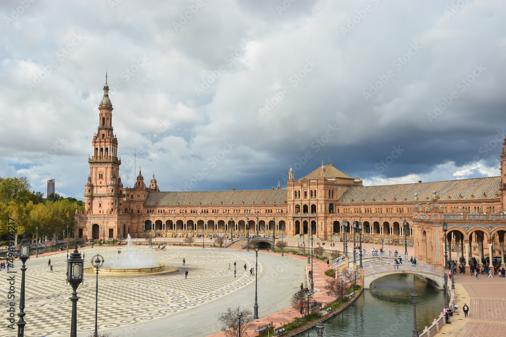 Fototapeta premium Plaza of Spain in Seville.