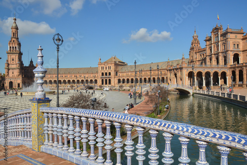 Plaza of Spain in Seville.