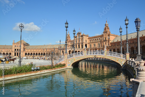 Plaza of Spain in Seville.