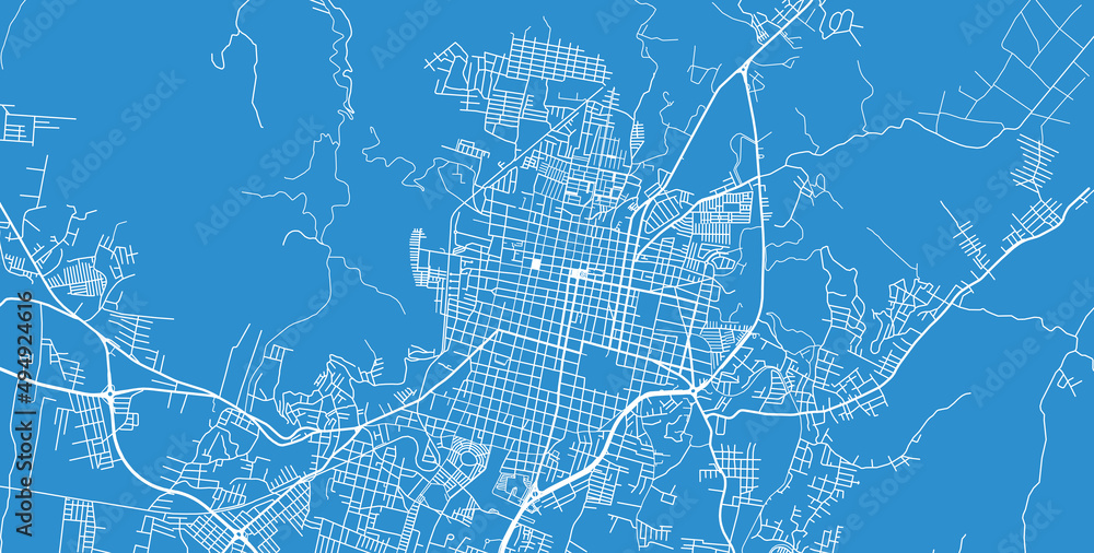 Urban vector city map of Santa An, California , United States of America Urban vector city map of Santa An, California , United States of America