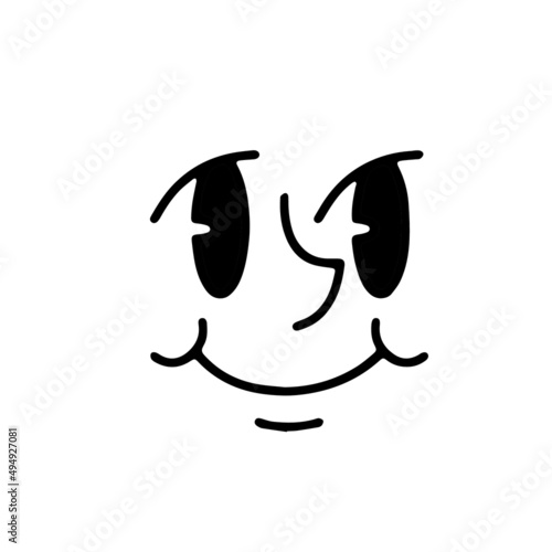 old cartoon mascot character elements. different clipart, faces, limbs. character creator for vintage retro logos and branding. isolated vector illustrations
