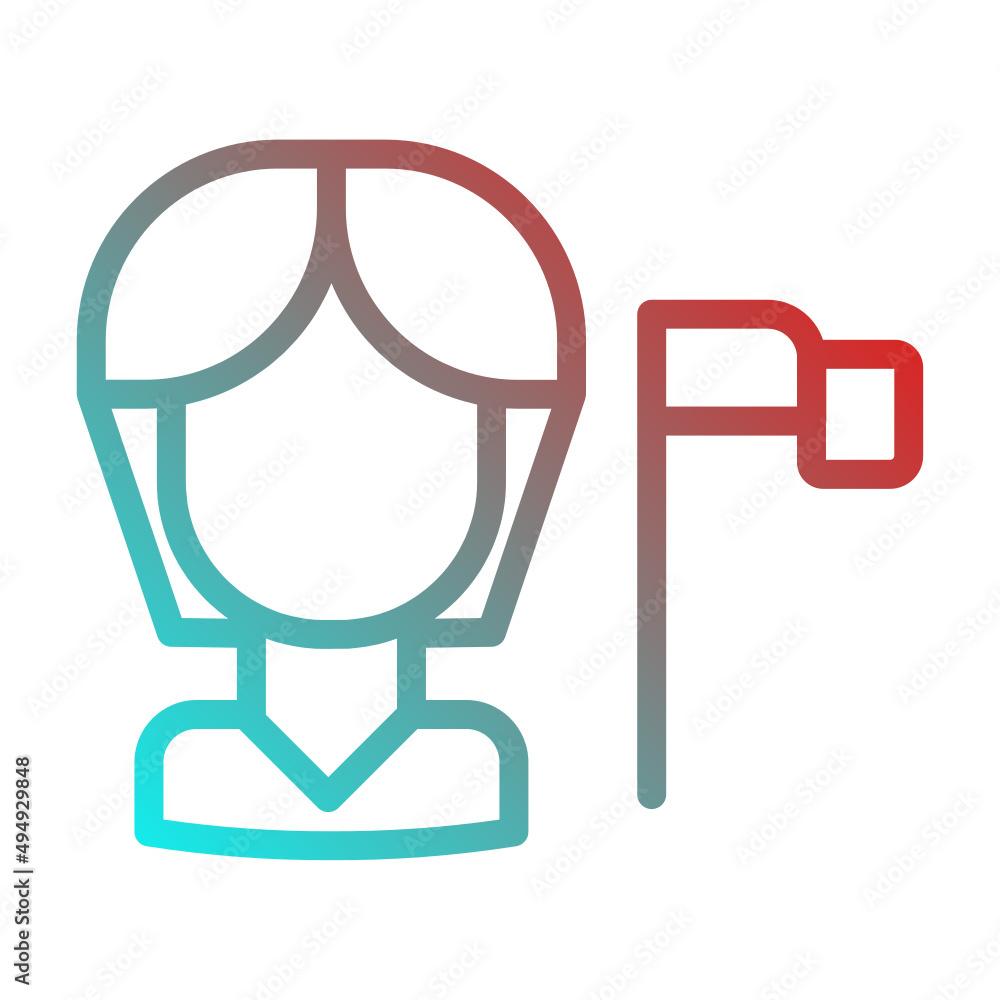 people with flag icon