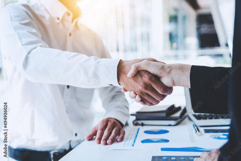 Close-up of two business people shaking hands, Good deal. Close-up of two business people shaking hands, Good deal.