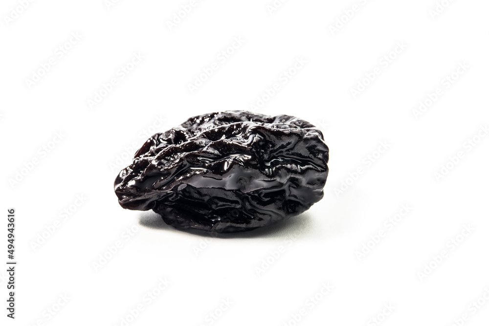 Dry fruit prune closeup. Fruit of dried prune Dry fruit prune closeup. Fruit of dried prune