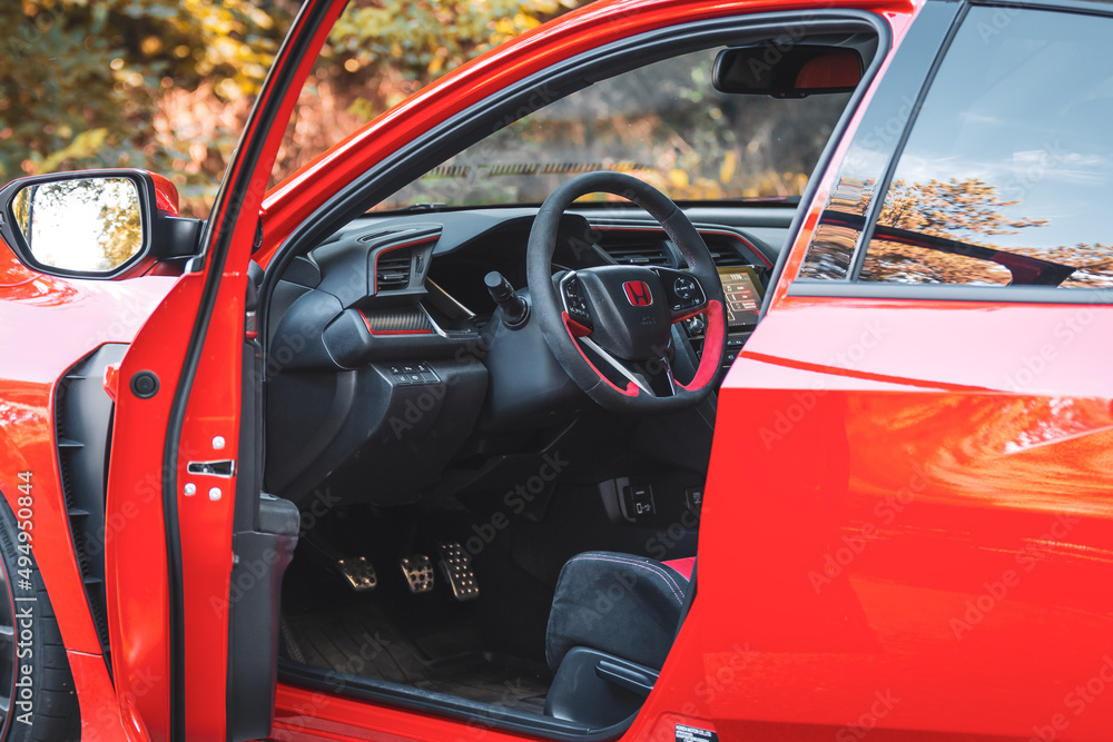 Honda Civic Type R Ultimate Edition interior view cockpit, steering ...