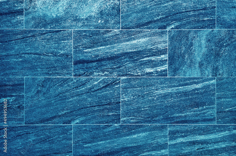 blue travertine marble tile patterned use as background for luxury and  elegance concept. bright blue marble texture abstract background pattern or  marble tile wall. Stock Photo | Adobe Stock