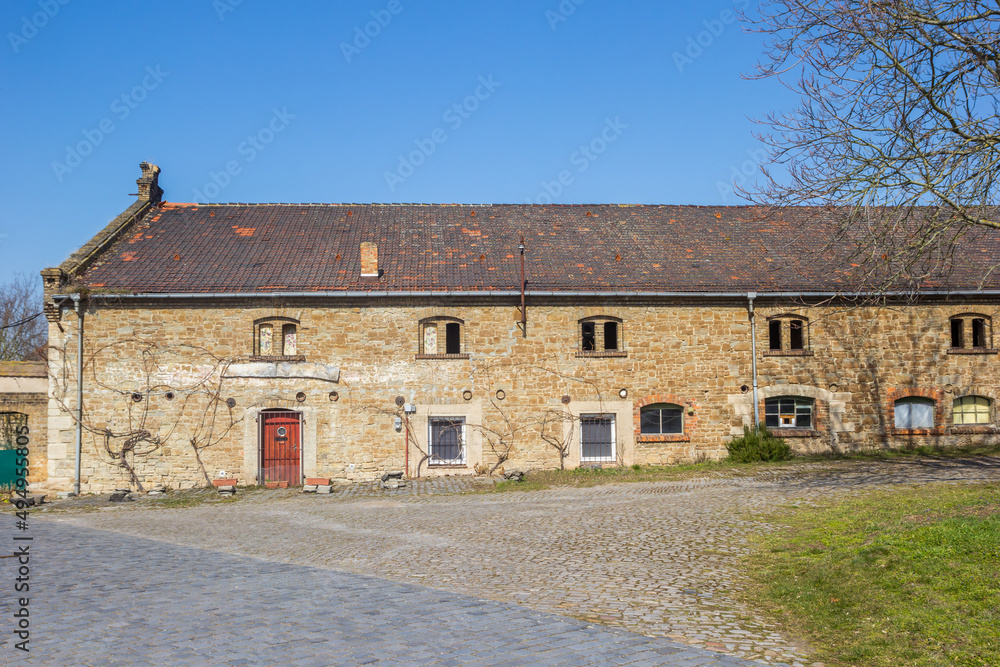 Old houses at the castle square in Seeburg, Germany Old houses at the castle square in Seeburg, Germany