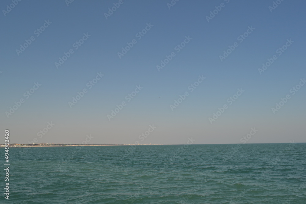 We are located in Cesenatico, an Italian town in Romagna, on the coast of the Adriatic Sea. View of the port, beach, sea.