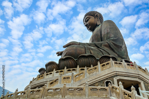Canvas Print Big Buddha in Hong Kong