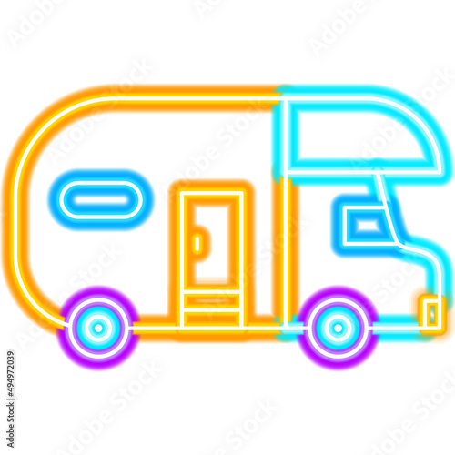 Trailer Neon Label