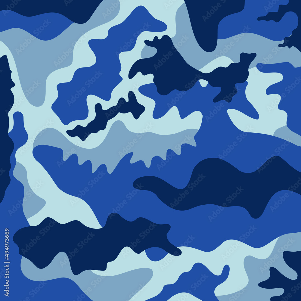 underwater sea abstract camouflage pattern military background
