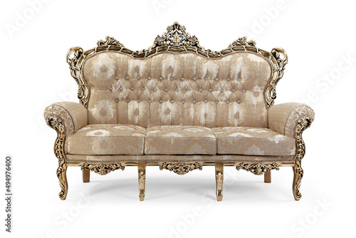 Classic furniture on a white background