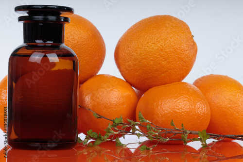 Healing properties of orange, nature's health. Alternative medicine. photo