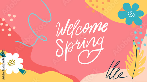happy welcome spring card
