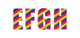 Capital Letter EFGH Rainbow Style. Modern Dynamic Colorful Alphabet Vector Illustration. EPS 10